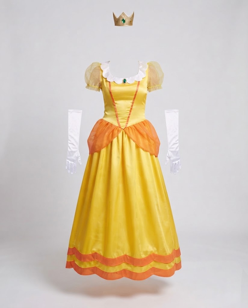 Women’s princess costume with ruffles and accessories Fashion Glam