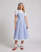 Ladies' traditional dress with historical accents and ruffle details Fashion Glam