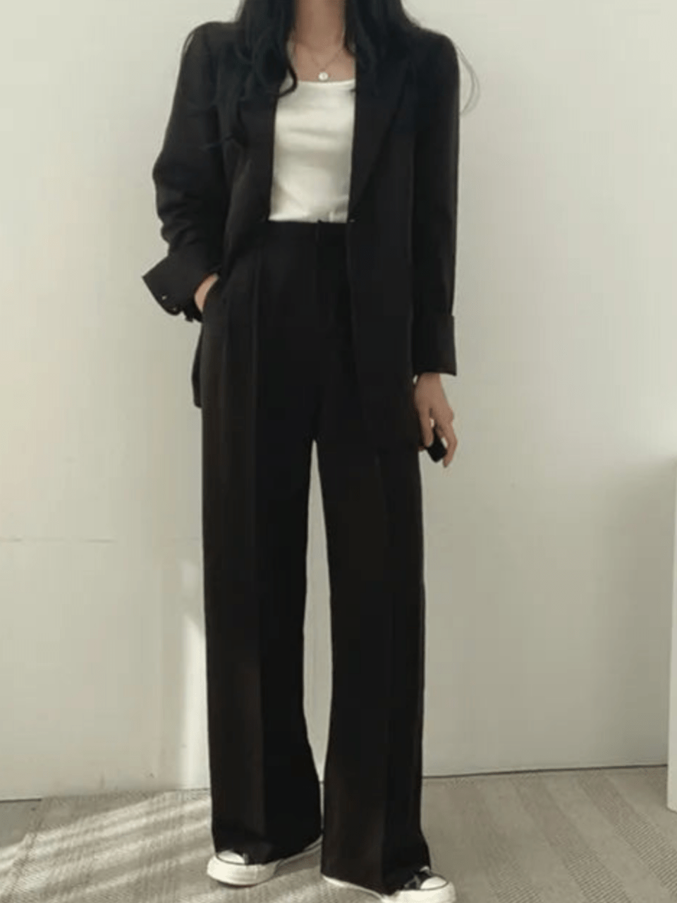Fashion Glam | Two-Piece Women's Suit Trouser Suit Women Casual Suit