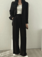 Fashion Glam | Two-Piece Women's Suit Trouser Suit Women Casual Suit