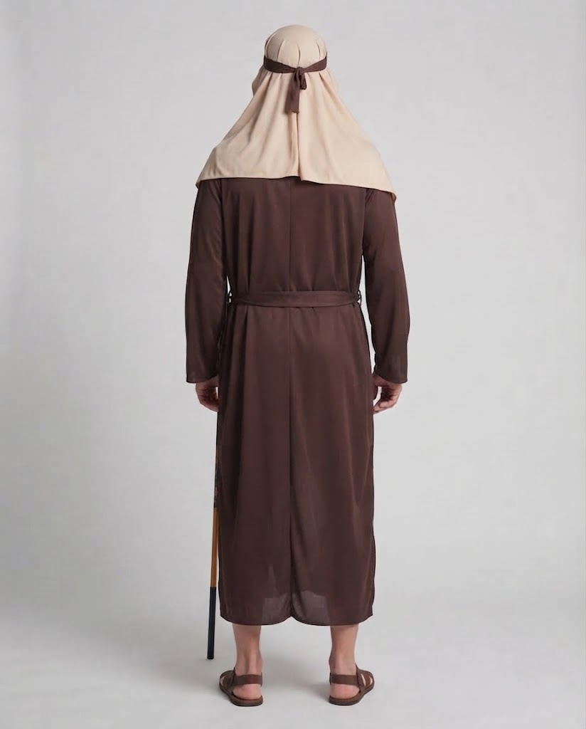 Men's traditional biblical garment with detailed Fashion Glam cloak Fashion Glam