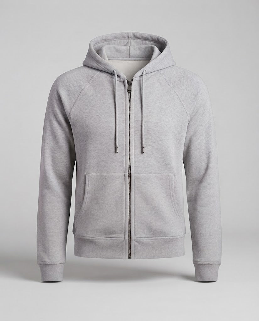 Women Hoodie with full zip Fashion Glam