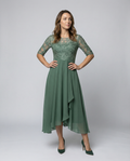 Airy Elegant Midi Dress-Fashion Glam