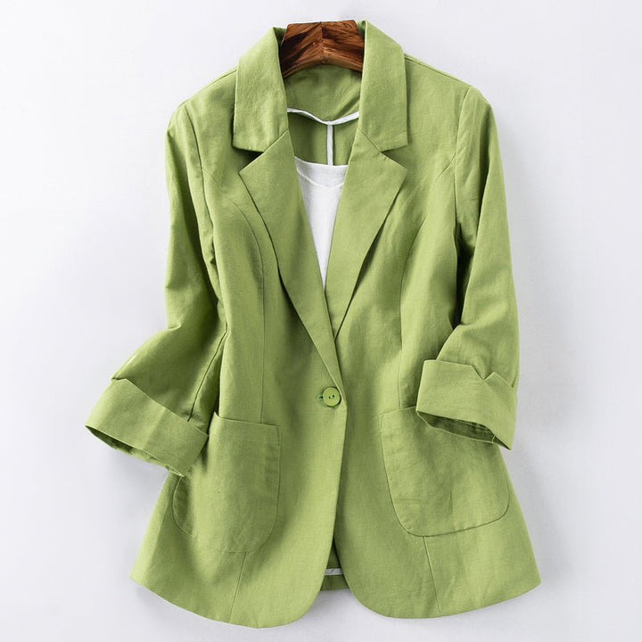 DELMARA I TRENDY LINEN BLAZER