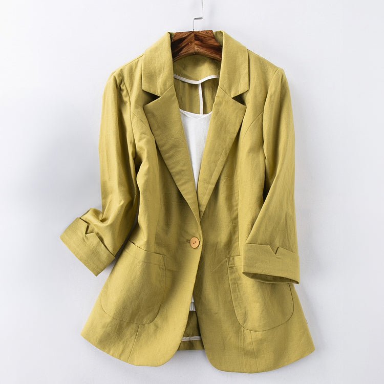 DELMARA I TRENDY LINEN BLAZER
