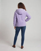 Women's Fleece Jacket with Hood Fashion Glam