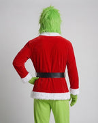 Men's costume as green Christmas spirit Fashion Glam