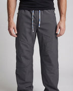 Unisex Wide Cargo Pants with Drawstring, Adjustable Hem and Utility Details Fashion Glam