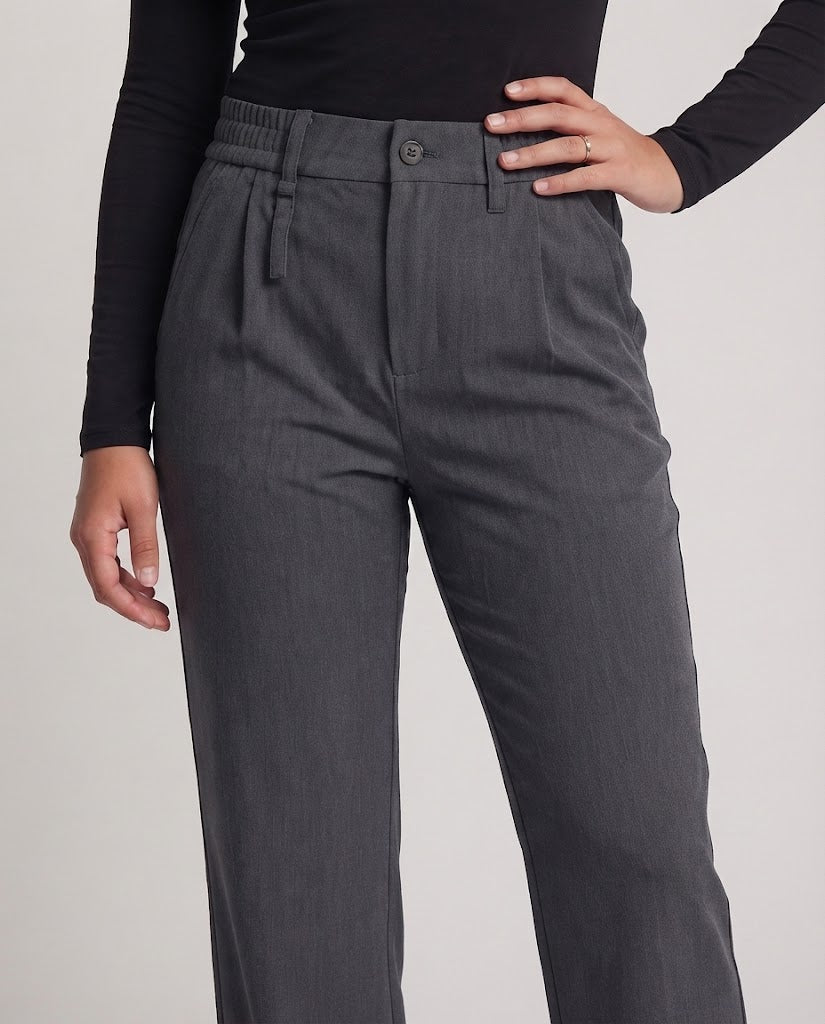 Women Elegant and casual high-waisted Trousers Fashion Glam
