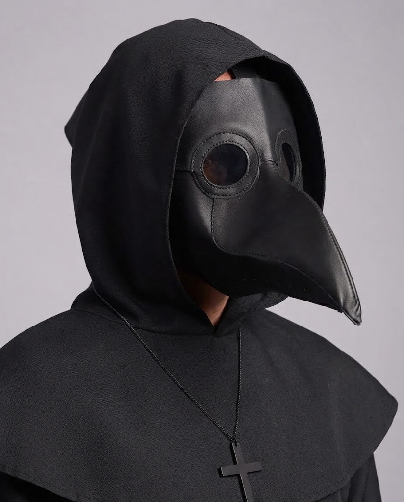 Women's monk costume with hood and ruffle elements Fashion Glam