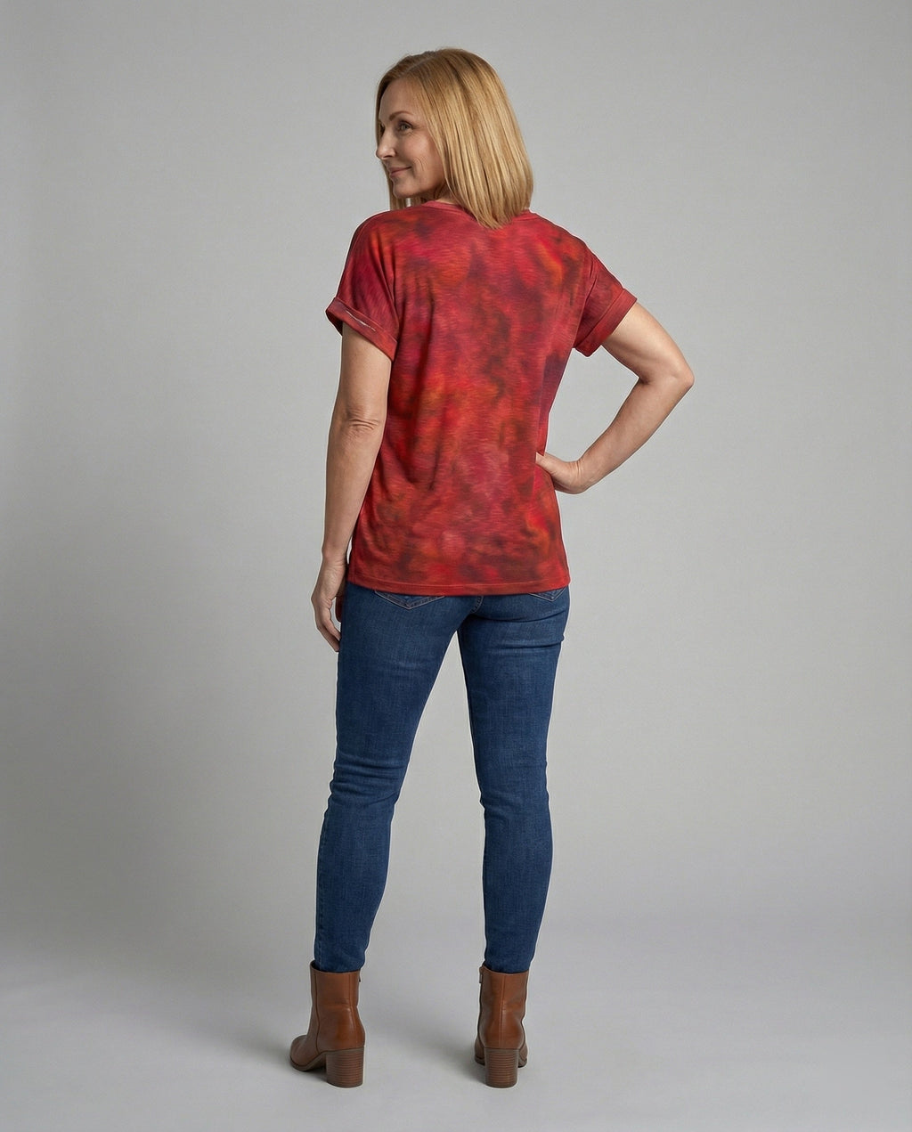 Blouses Tunic V-Neck Women Floral