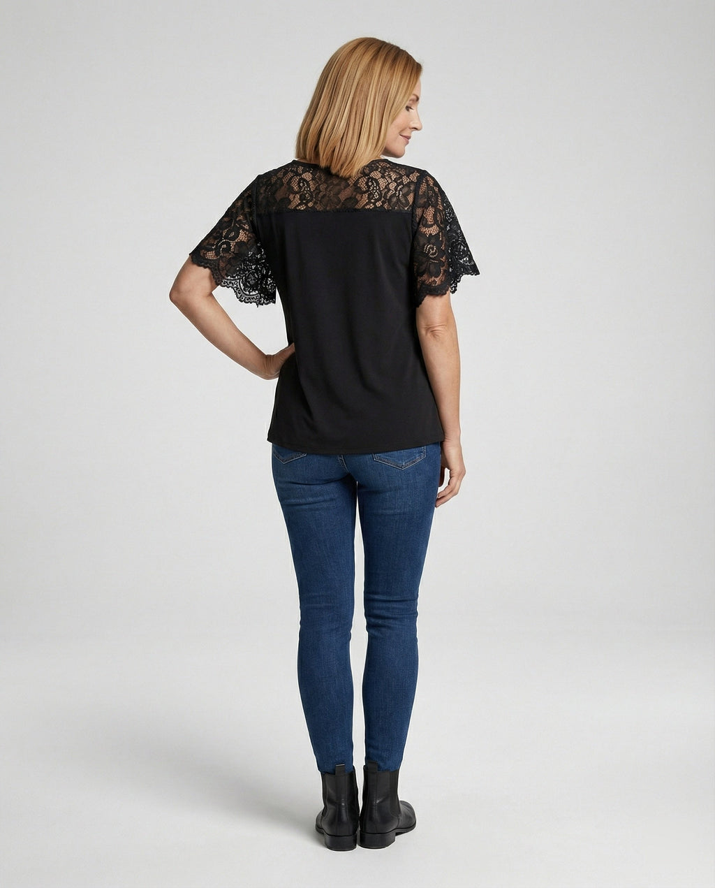 Women's Blouse Top Lace Tunic A-Line