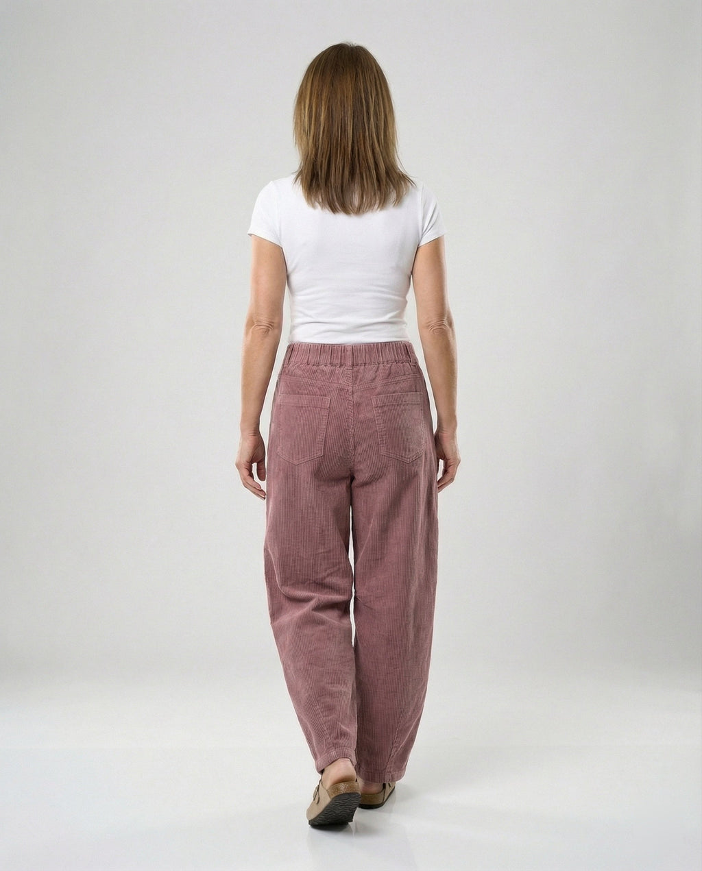 Women's Cord Trousers Women's Wide High Waist
