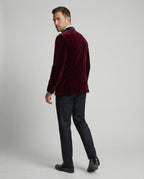 Fashion Glam | Men's Summer Jacket with Slim Fit and Contrasting Lapel