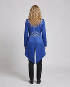 Women elegant tailcoat with elaborate embellishments and noble accents Fashion Glam