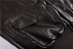 Fashion Glam | Men's Leather Jacket with Practical Pockets