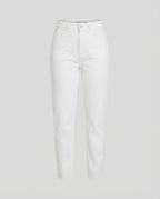 Women's High-Waisted Casual Straight Jeans Pants with Wide Leg Fashion Glam