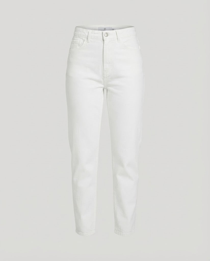Women's High-Waisted Casual Straight Jeans Pants with Wide Leg Fashion Glam
