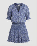 Blouse & Ruffle Skirt Set Elastic Waist Smocking-Fashion Glam
