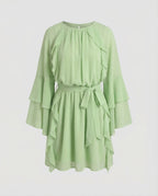 Boho Casual Dress Women Mini Dress-Fashion Glam