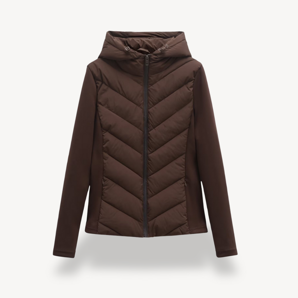 Fashion Glam | Women's Chevron Quilted Jacket