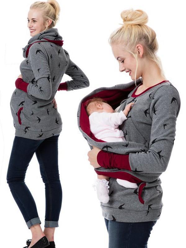 Fashion Glam | Maternity Chaps, Nurse Sweatshirts, Floral Print, Bags, Zipper, Nursing Clothing