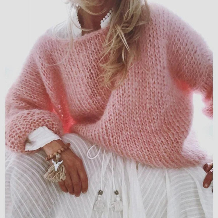 Fashion Glam | Luxury Mohair Pullover