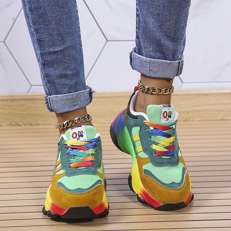 Fashion Glam | Colorful orthopedic sneakers with style