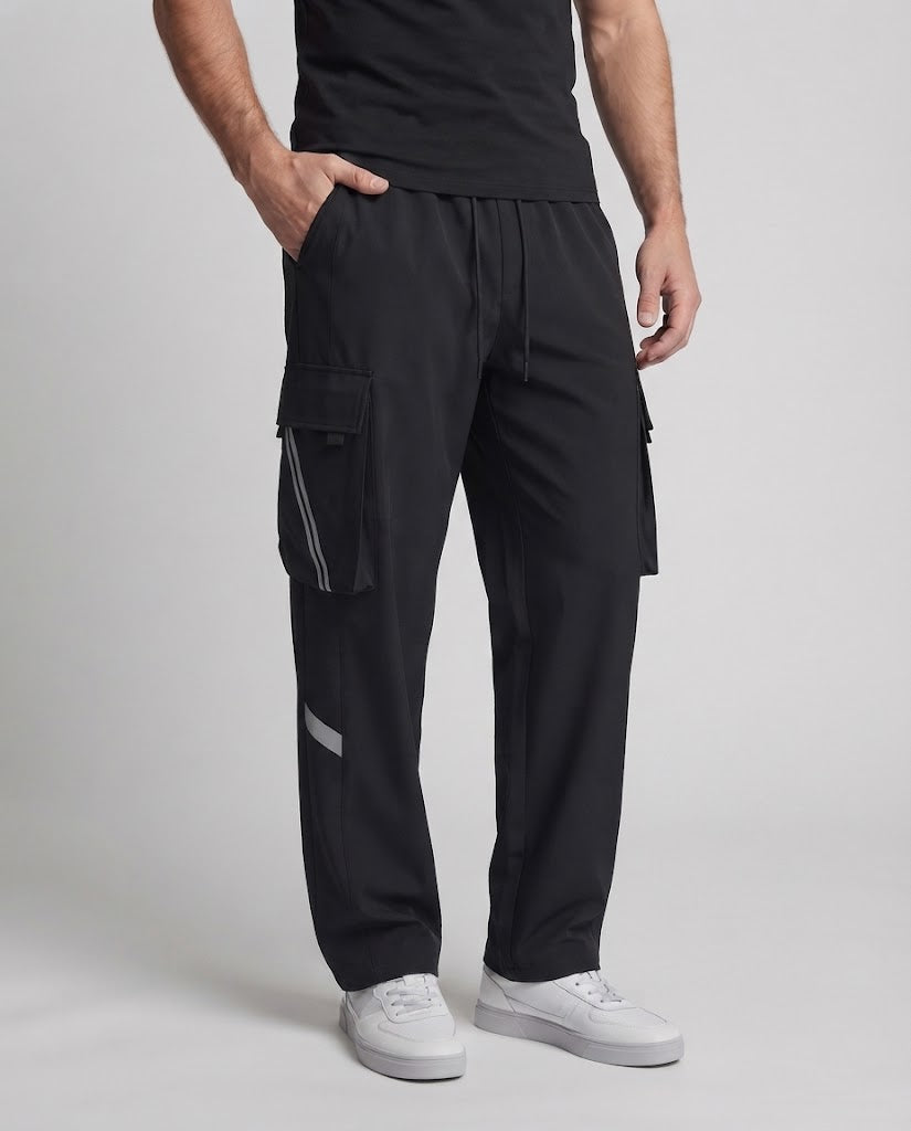 Men's Colorful Cargo Pants with Wide Cut Fashion Glam
