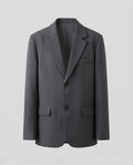 Men's oversized blazer with a boxy silhouette and two-button closure Fashion Glam