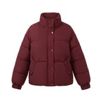 Ladies nan short urban quilted jacket with hood insert, flap pockets, and soft thermal lining
