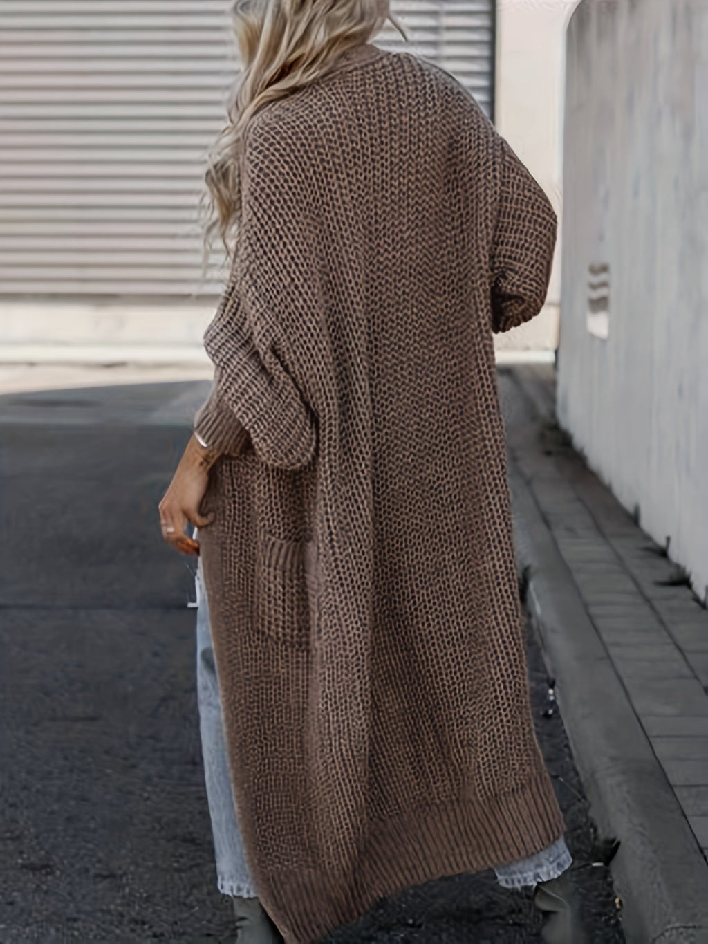 Fashion Glam | Wool knitted cardigan with pockets for women - Perfect for everyday use