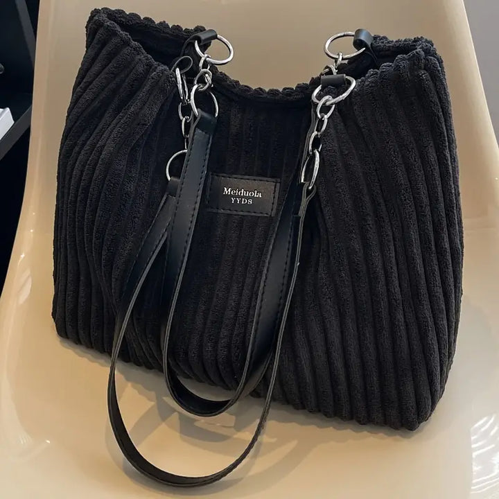 Nayeli – Elegant Corduroy Tote Bag