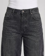 Fashion Glam | Mid Rise Barrel Jeans for Women