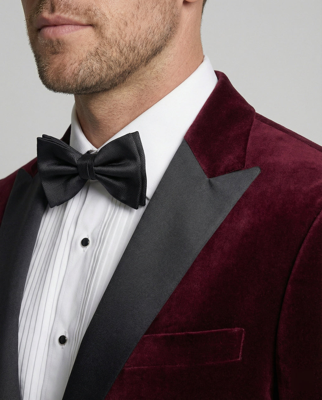 Fashion Glam | Men's Summer Jacket with Slim Fit and Contrasting Lapel