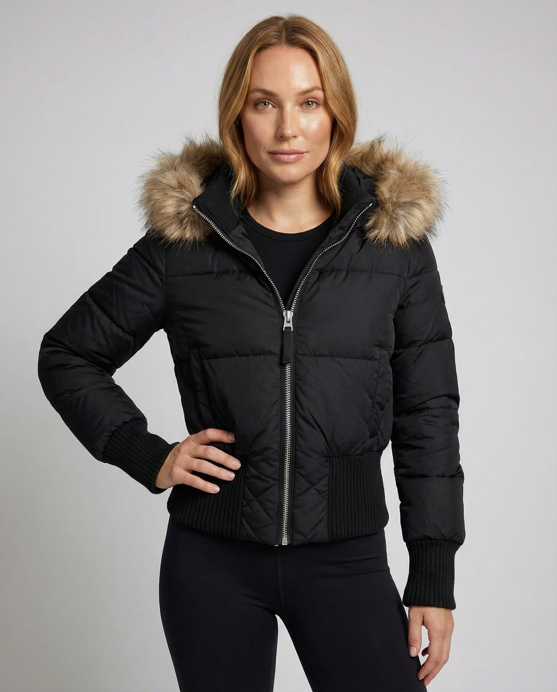 Cropped Padded Winter Jacket-Fashion Glam