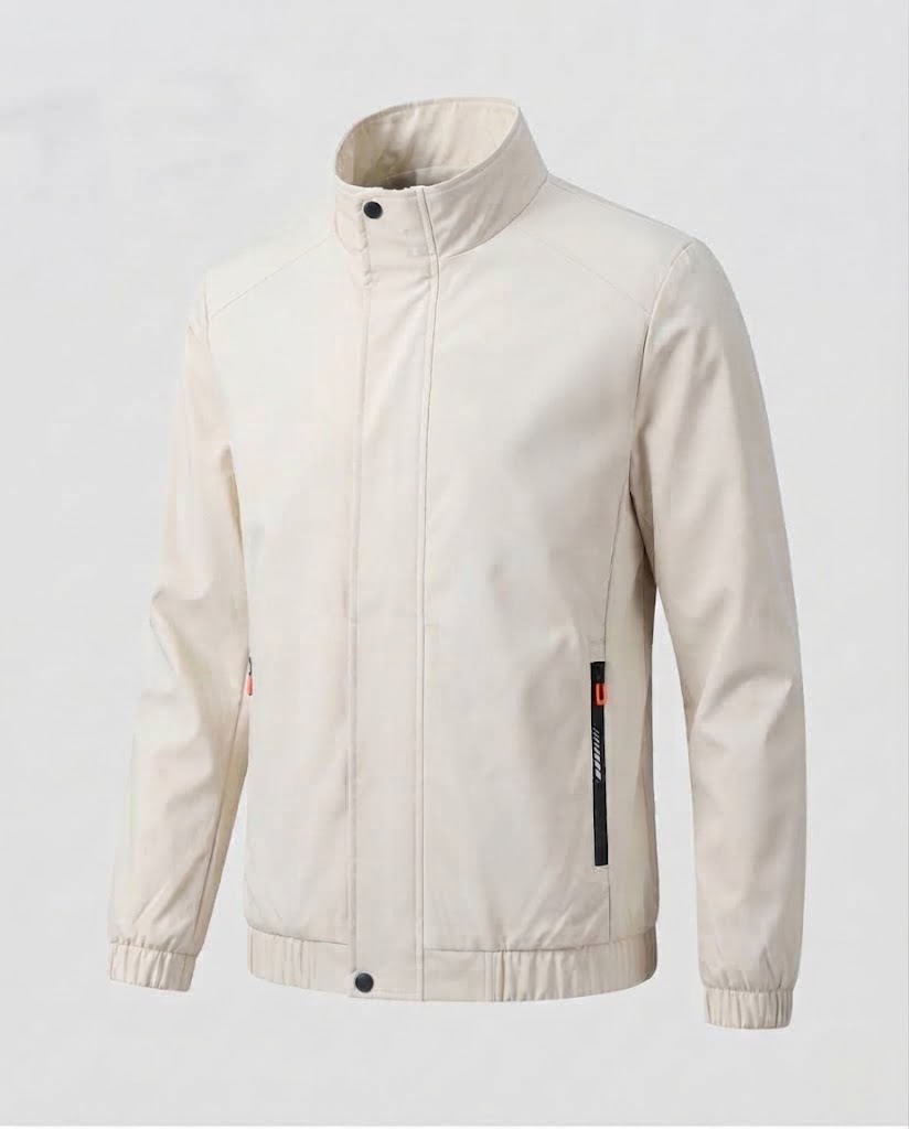 Men's Fashion Transitional Jacket with Practical Zipper Pockets Fashion Glam