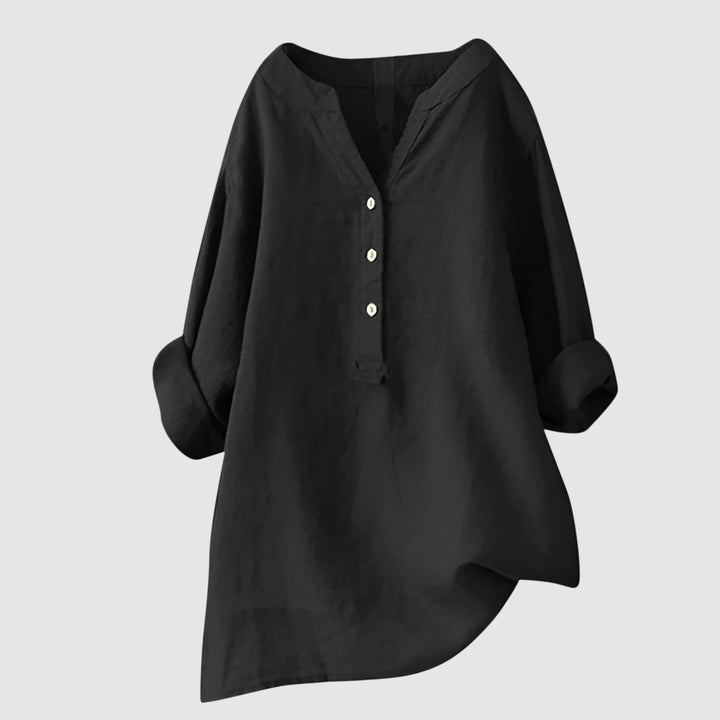 LYLA – AIRY AND COMFORTABLE LINEN TOP