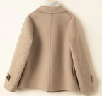 Fashion Glam | Beige Peacoat Women