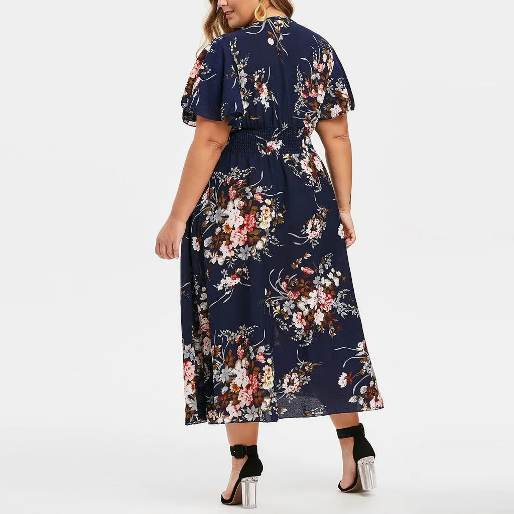 AUDREY - FLORAL MAXI DRESS