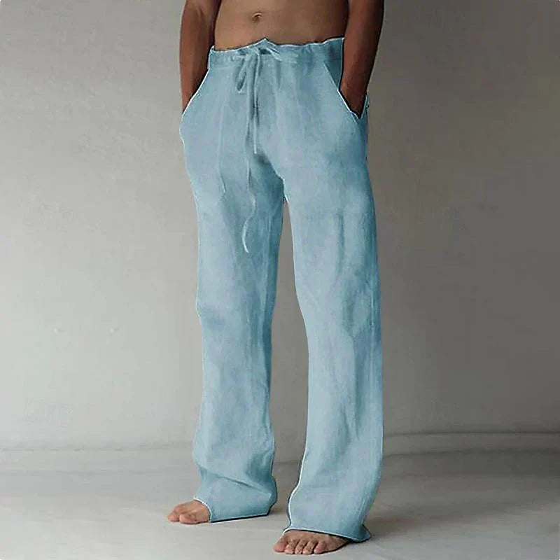 Fashion Glam | Men's Baggy Linen Pants