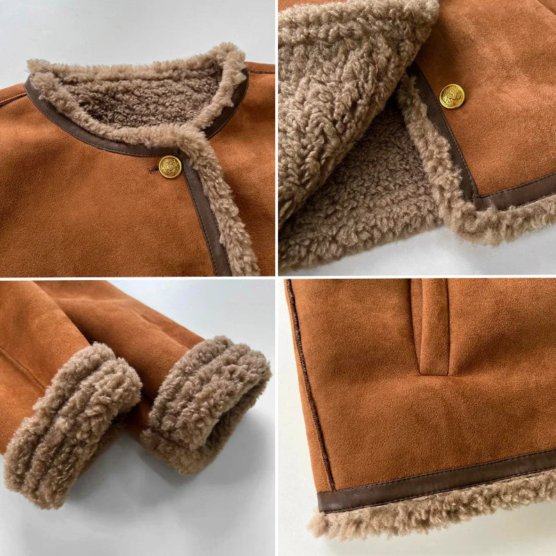 VALERIE – CHIC SHERPA-LINED JACKET
