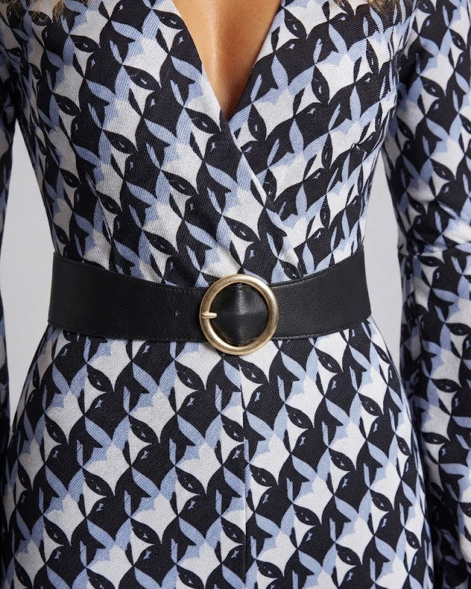 Women's Designer Jumpsuit with Wide Sleeve Fashion Glam