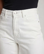Women's High-Waisted Casual Straight Jeans Pants with Wide Leg Fashion Glam