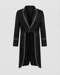 Ladies elegant tailcoat with ornate decorations Fashion Glam