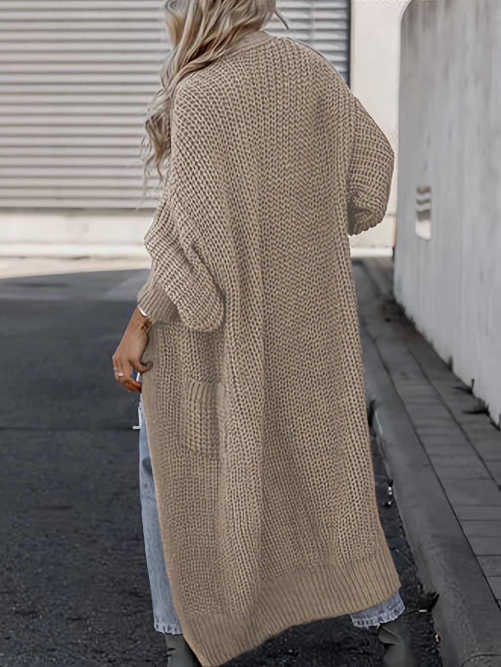 Fashion Glam | Wool knitted cardigan with pockets for women - Perfect for everyday use