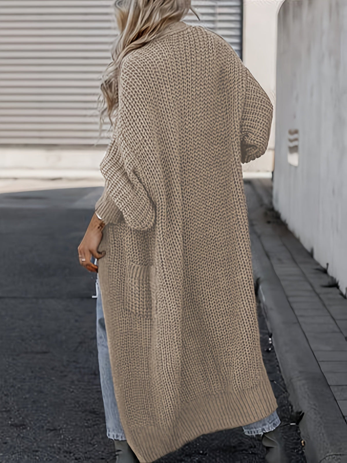 Fashion Glam | Wool knitted cardigan with pockets for women - Perfect for everyday use
