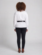 Women's Historical Leather Hip with Lacing and Belt Fashion Glam