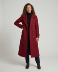 Elegant Double-breasted Wool Coat-Fashion Glam