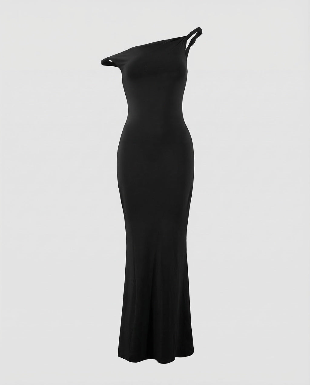Elegant evening dress asymmetrical in mermaid style-Fashion Glam
